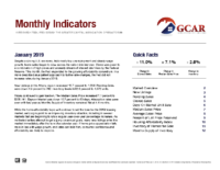 00 January 2019 Monthly Indicator